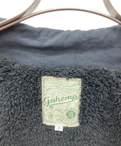 GO HEMP（ゴーヘンプ）GO HEMP (ゴーヘンプ) 裏ボアジャケット ブラック サイズ:Sの古着・服飾アイテム