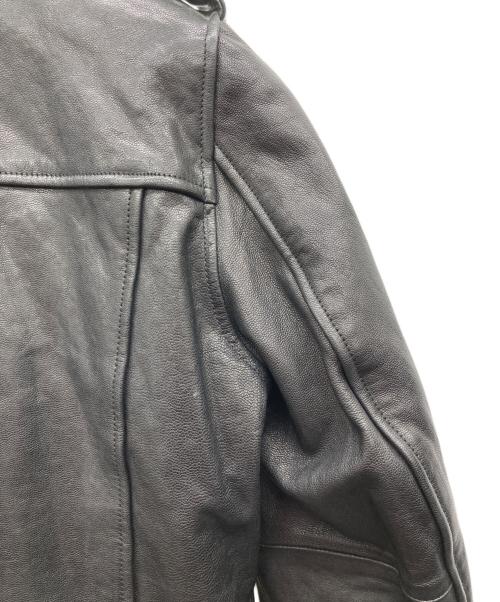 JOHNBULL（ジョンブル）JOHNBULL (ジョンブル) ダブルライダースジャケット ブラック サイズ:3の古着・服飾アイテム