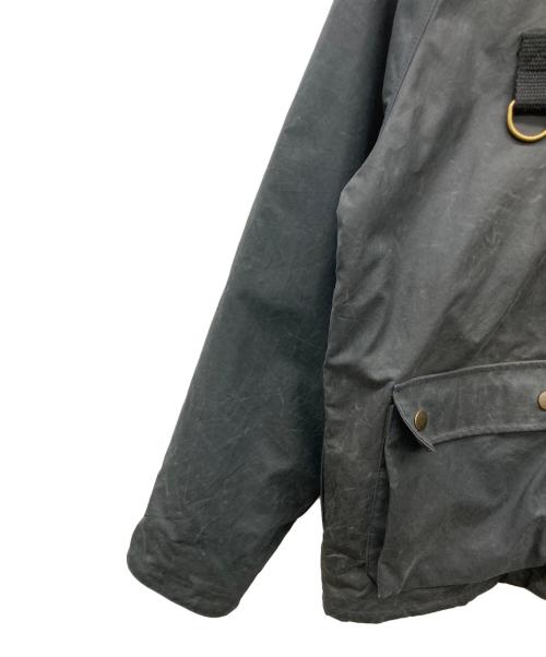 yoused（ユーズド）yoused (ユーズド) Barbour (バブアー) リメイクオイルドフィッシングジャケット グレー サイズ:2の古着・服飾アイテム