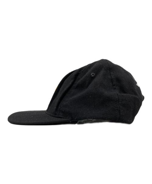 stussy（ステューシー）stussy (ステューシー) Sロゴキャップ ブラックの古着・服飾アイテム