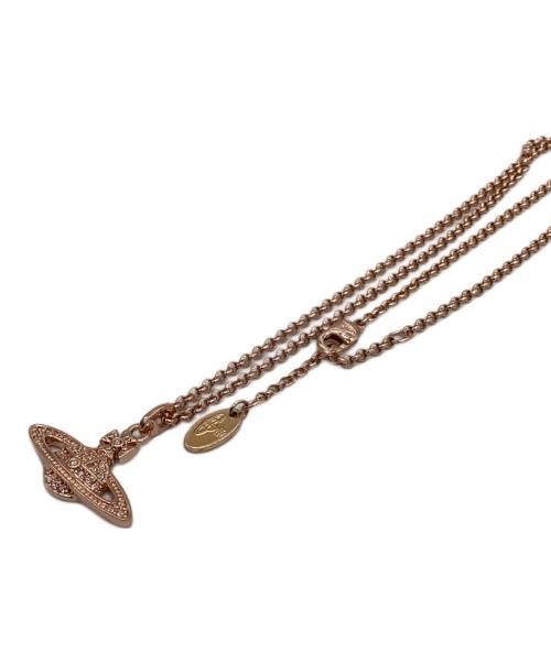 Vivienne Westwood（ヴィヴィアンウエストウッド）Vivienne Westwood (ヴィヴィアンウエストウッド) ミニバスレリーフネックレス ピンクゴールドの古着・服飾アイテム