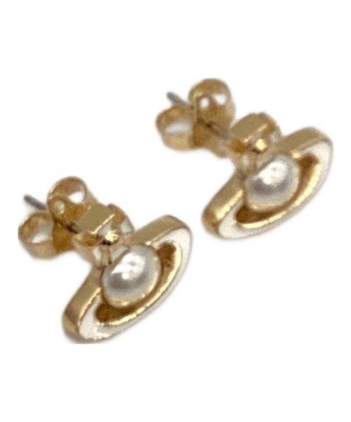 Vivienne Westwood（ヴィヴィアンウエストウッド）Vivienne Westwood (ヴィヴィアンウエストウッド) オーブパールピアス ゴールドの古着・服飾アイテム