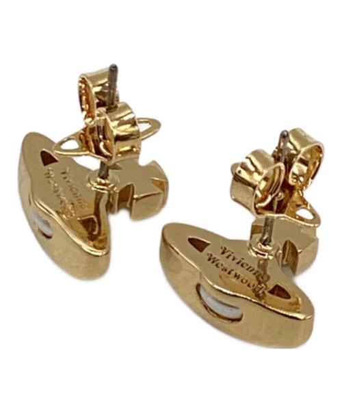 Vivienne Westwood（ヴィヴィアンウエストウッド）Vivienne Westwood (ヴィヴィアンウエストウッド) オーブパールピアス ゴールドの古着・服飾アイテム