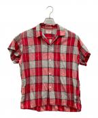 town topicタウントピック）の古着「50s-60s チェックシャツ」｜レッド