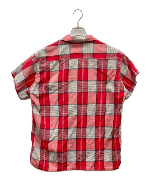 town topic（タウントピック）Town Topic (タウントピック) 50s-60s チェックシャツ レッド サイズ:15 M 15 1/2の古着・服飾アイテム