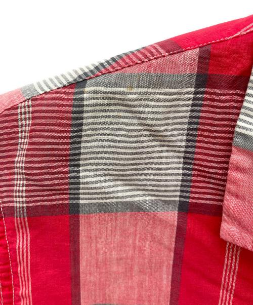 town topic（タウントピック）Town Topic (タウントピック) 50s-60s チェックシャツ レッド サイズ:15 M 15 1/2の古着・服飾アイテム