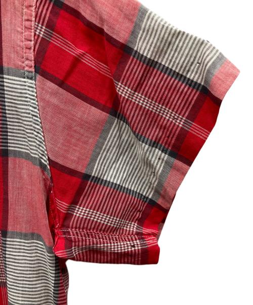 town topic（タウントピック）Town Topic (タウントピック) 50s-60s チェックシャツ レッド サイズ:15 M 15 1/2の古着・服飾アイテム