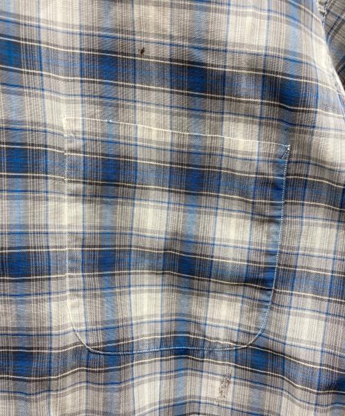 PENNEYS（ペニーズ）penneys (ペニーズ) 60s ヴィンテージ半袖シャツ スカイブルー サイズ:MEDIUM 15-15 1/2の古着・服飾アイテム