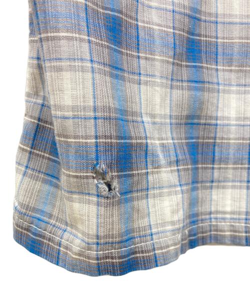 PENNEYS（ペニーズ）penneys (ペニーズ) 60s ヴィンテージ半袖シャツ スカイブルー サイズ:MEDIUM 15-15 1/2の古着・服飾アイテム