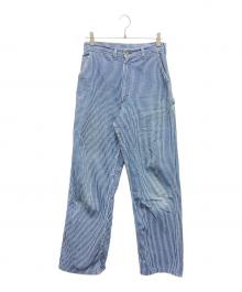 OSH KOSH（オシュコシュ）の古着「ヒッコリーパンツ 70s」｜スカイブルー