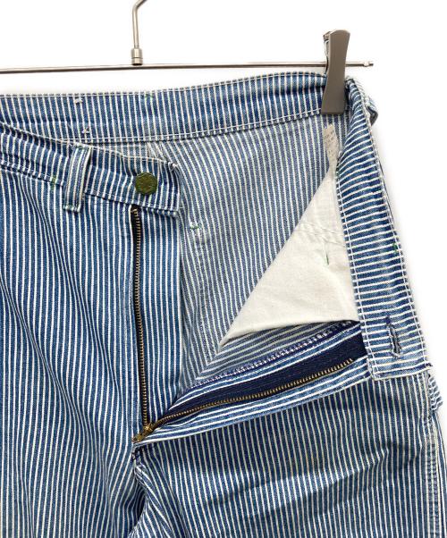 OSH KOSH（オシュコシュ）OSH KOSH (オシュコシュ) ヒッコリーパンツ 70s スカイブルー サイズ:不明の古着・服飾アイテム