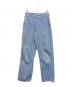 OSH KOSH（オシュコシュ）の古着「ヒッコリーパンツ 70s」｜スカイブルー