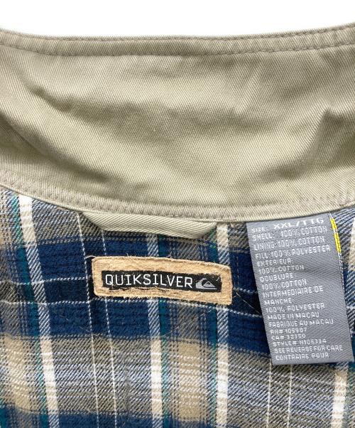 Quiksilver（クイックシルバー）Quiksilver (クイックシルバー) 90s スイングトップ ベージュ サイズ:XXLの古着・服飾アイテム