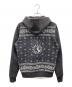 Hysteric Glamour (ヒステリックグラマー) バンダナ柄ジップパーカー グレー サイズ:M：9000円