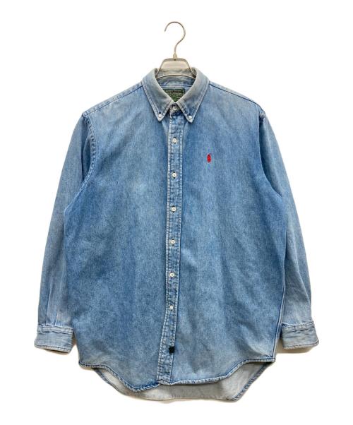 POLO COUNTRY（ポロカントリー）POLO COUNTRY (ポロカントリー) 90s デニムBDシャツ インディゴ サイズ:Lの古着・服飾アイテム
