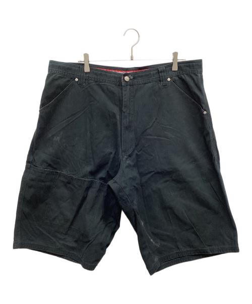 pellepelle（ペレペレ）pellepelle (ペレペレ) 90s BIGハーフパンツ ブラック サイズ:XXLの古着・服飾アイテム