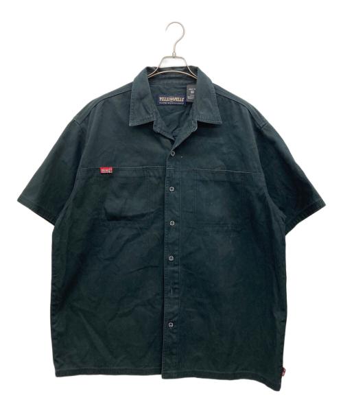 pellepelle（ペレペレ）pellepelle (ペレペレ) 90s 半袖シャツジャケット ブラック サイズ:XXLの古着・服飾アイテム