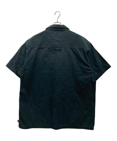 pellepelle（ペレペレ）pellepelle (ペレペレ) 90s 半袖シャツジャケット ブラック サイズ:XXLの古着・服飾アイテム