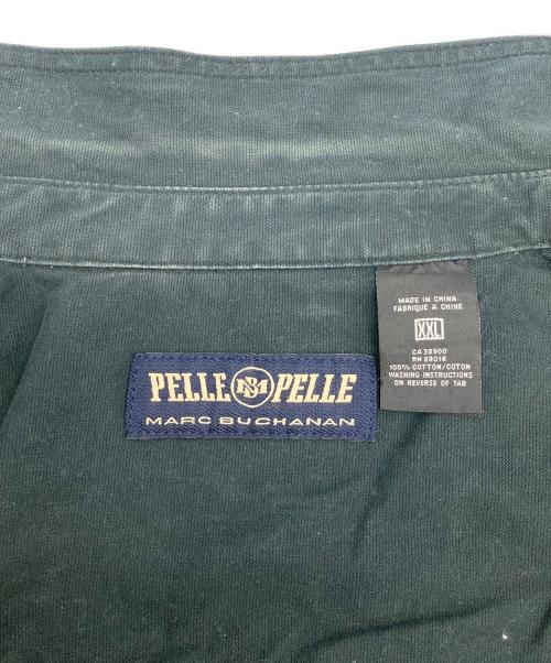 pellepelle（ペレペレ）pellepelle (ペレペレ) 90s 半袖シャツジャケット ブラック サイズ:XXLの古着・服飾アイテム