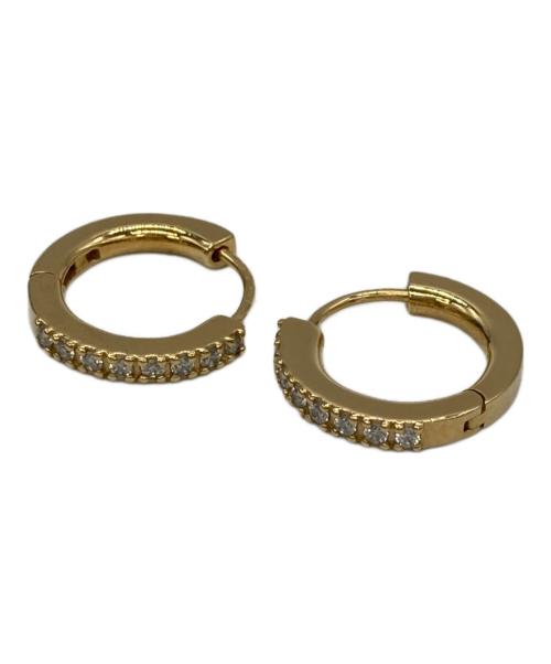 Jouete（ジュエッテ）Jouete (ジュエッテ) ラインストーンリングピアス ゴールドの古着・服飾アイテム