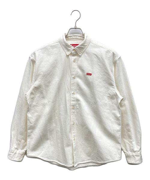 SUPREME（シュプリーム）Supreme (シュプリーム) Small Box Denim Shirt ホワイト サイズ:S 170/88Aの古着・服飾アイテム