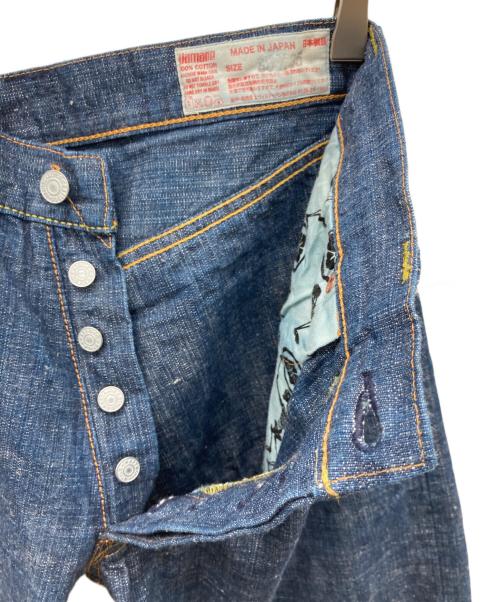 EVISU（エヴィス）EVISU (エヴィス) ツインカモメデニムパンツ インディゴ サイズ:35×35の古着・服飾アイテム
