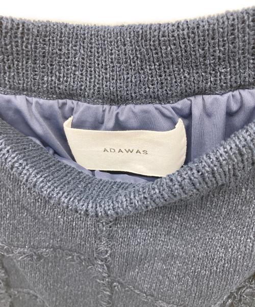 ADAWAS（アダワス）ADAWAS (アダワス) ループニットスカート ネイビー サイズ:FREEの古着・服飾アイテム