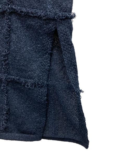 ADAWAS（アダワス）ADAWAS (アダワス) ループニットスカート ネイビー サイズ:FREEの古着・服飾アイテム