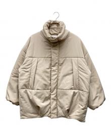 STYLE MIXER（スタイルミキサー）の古着「パッファーオーバーコート」｜アイボリー