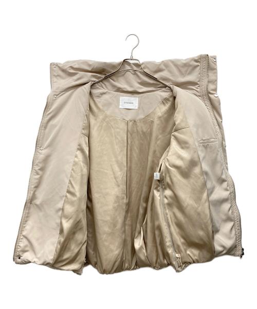 STYLE MIXER（スタイルミキサー）STYLE MIXER (スタイルミキサー) パッファーオーバーコート アイボリー サイズ:FREEの古着・服飾アイテム