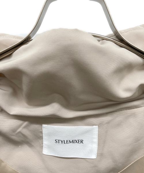 STYLE MIXER（スタイルミキサー）STYLE MIXER (スタイルミキサー) パッファーオーバーコート アイボリー サイズ:FREEの古着・服飾アイテム