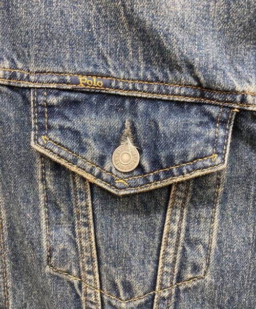 POLO RALPH LAUREN（ポロ・ラルフローレン）POLO RALPH LAUREN (ポロ・ラルフローレン) デニムジャケット インディゴ サイズ:M 175-96Aの古着・服飾アイテム