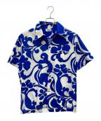 ANDRADEアンドラーデ）の古着「半袖オープンカラーシャツ」｜ブルー