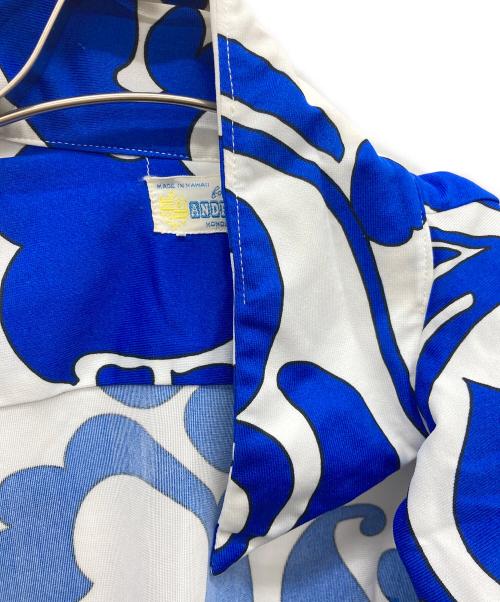 ANDRADE（アンドラーデ）ANDRADE (アンドラーデ) 半袖オープンカラーシャツ ブルー サイズ:不明の古着・服飾アイテム