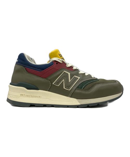 NEW BALANCE（ニューバランス）NEW BALANCE (ニューバランス) Aime Leon Dore (エメ レオン ドレ) Dark Moss/Angora カーキ サイズ:US 09 1/2の古着・服飾アイテム