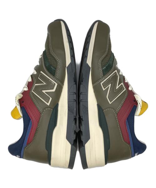 NEW BALANCE（ニューバランス）NEW BALANCE (ニューバランス) Aime Leon Dore (エメ レオン ドレ) Dark Moss/Angora カーキ サイズ:US 09 1/2の古着・服飾アイテム