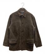 BANANA REPUBLICバナナリパブリック）の古着「スウェードカーコート」｜ブラウン