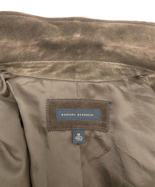 BANANA REPUBLIC（バナナリパブリック）BANANA REPUBLIC (バナナリパブリック) スウェードカーコート ブラウン サイズ:Mの古着・服飾アイテム