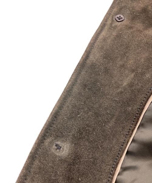 BANANA REPUBLIC（バナナリパブリック）BANANA REPUBLIC (バナナリパブリック) スウェードカーコート ブラウン サイズ:Mの古着・服飾アイテム