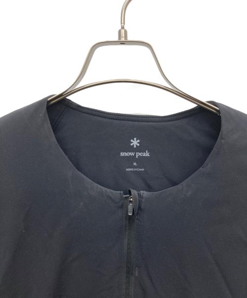 Snow peak（スノーピーク）Snow peak (スノーピーク) Stretch 2L Warm Pullover ブラック サイズ:XLの古着・服飾アイテム