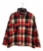 WOOLRICHウールリッチ）の古着「50s ウールジャケット」｜レッド