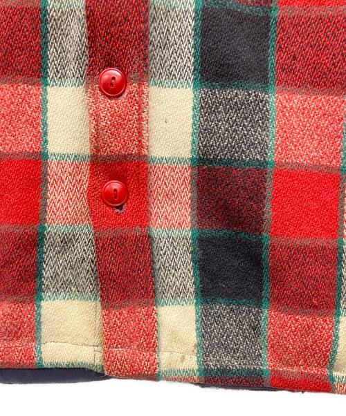 WOOLRICH（ウールリッチ）WOOLRICH (ウールリッチ) 50s ウールジャケット レッド サイズ:不明の古着・服飾アイテム