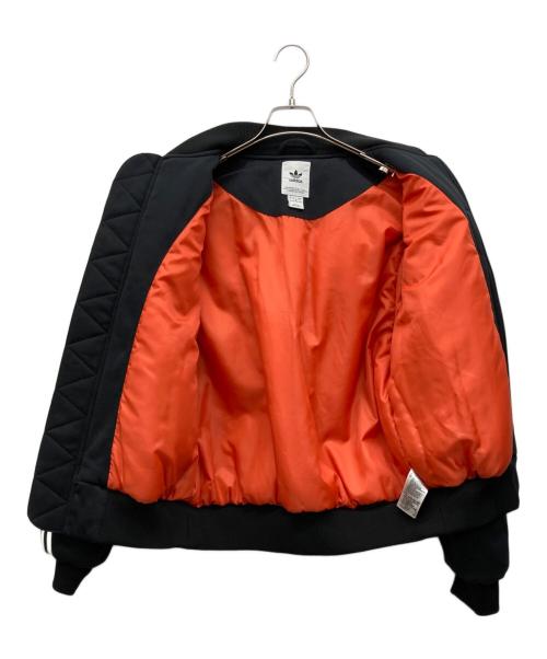 adidas（アディダス）adidas (アディダス) PADDED MA1 JACKET ブラック サイズ:Mの古着・服飾アイテム