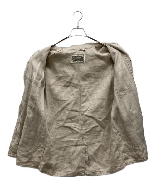 Pherrow's（フェローズ）PHERROW'S (フェローズ) リネンジャケット ベージュ サイズ:38の古着・服飾アイテム