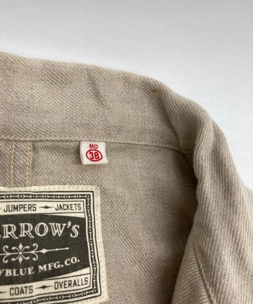 Pherrow's（フェローズ）PHERROW'S (フェローズ) リネンジャケット ベージュ サイズ:38の古着・服飾アイテム