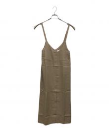 Noble（ノーブル）の古着「ラブオックスロングサロペットスカート」｜オリーブ