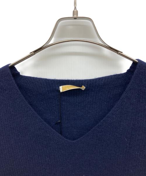 Loungedress（ラウンジドレス）Loungedress (ラウンジドレス) カシミアVネックニット ネイビー サイズ:表記無し 未使用品の古着・服飾アイテム