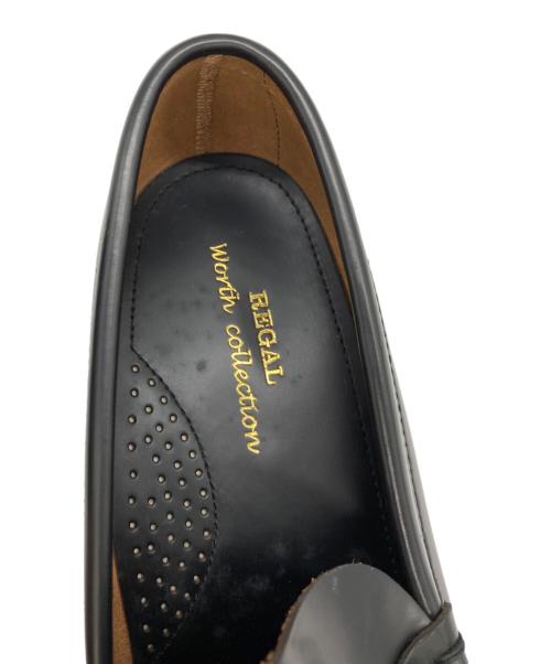 REGAL（リーガル）REGAL (リーガル) ペニーローファー ブラック サイズ:25EEEの古着・服飾アイテム