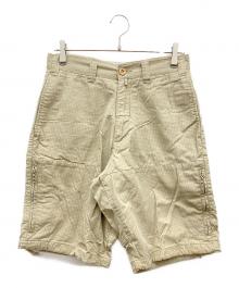 stussy（ステューシー）の古着「90s 紺タグ ハーフパンツ」｜ベージュ