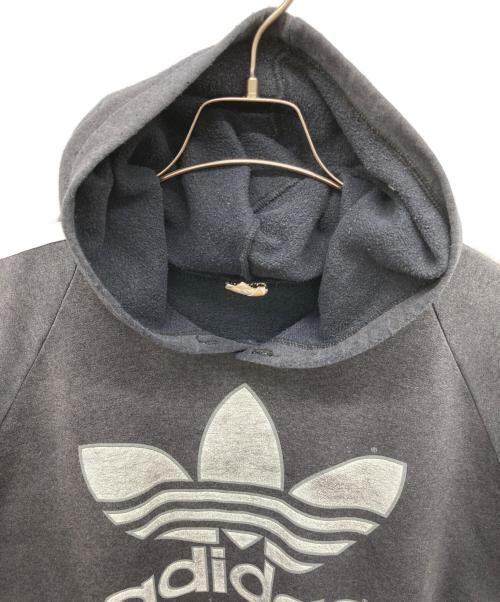 adidas（アディダス）adidas (アディダス) 80s トレフォイルロゴパーカー グレー サイズ:Lの古着・服飾アイテム